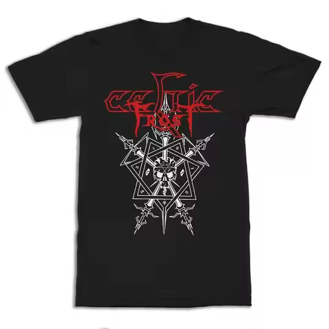 Celtic Frost Logo T-Shirt Short Sleeve Cotton Black Unisex Size S To 5Xl Nb1008