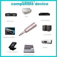 KOKO Metal 6 35mm 1 4 TRS to XLR  Adapter Male to Male Socket Connector Adaptor