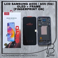 LCD SAMSUNG A556 / A55 (5G) OLED + FRAME[FINGERPRINT ON]