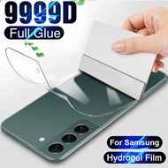 Back Curved Hydrogel Film Screen Protector For Samsung Galaxy S22 S21 S20 S10 S9 S8 Plus A13 A33 A53 A73 A21s A02s A10 A11 A12 A13 A20 A23 A30 A31 A51 A71 A22 A42 A50s A30s A72 A52 A32 Note 20 Ultra 10 9 8 S7 edge