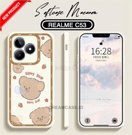 [UV15] SOFTCASE MACARON CAMERA PROTECT MOTIF BONEKA CUTE REALME C53 2023 - SOFT CASE MACARON REALME 