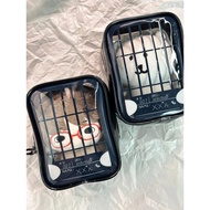 手绘监狱娃包pvc透明收纳防尘遛娃包13cm娃用外出棉花娃娃包挂件26.01.30