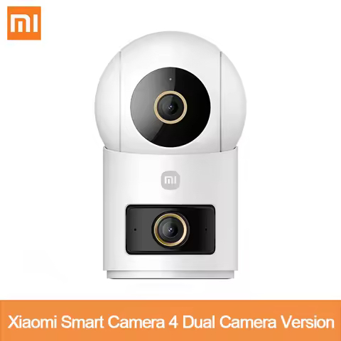 Xiaomi Smart Camera 4 Dual Camera Version 3K 5MP PT Camera WiFi 6 Two-way Real-time Talk Full-color 