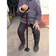 tongkat kaki 4 tongkat kerusi Elderly Help Unisex Crutches Non-slip Lightweight