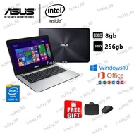 Laptop Asus Core i3/ RAM 8gb/SSD 256gb/ Windows 10/ Free Tas &amp; Mouse