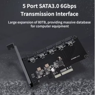 ACASIS PCIe Expansion SATA Card to 5/8/10 Ports,6 Gbps SATA 3.0 PCIe Card,PCIe to SATA Controller Ex
