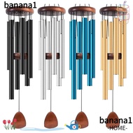 BANA Metal Tubes Windchime, Zen Atmosphere Aluminum Aluminum Wind Chimes,  Large 6 Rods Pendant Wind