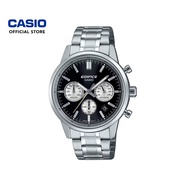 Casio Edifice EFR-575D-1A Silver Stainless Steel Band Men Watch