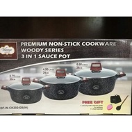 VANTAGE  3 IN 1 NON-STICK COOKWARE