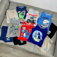 Set Sleeveless PingPong cotton for boys with many shapes, light and cool, super comfortable (26AH103