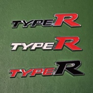 Alloy METAL type-R Emblem Logo sticker HONDA TYPE R