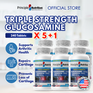 Principle Nutrition TGC Triple Strength Glucosamine + Chondroitin 240S Jumbo | Carton of 6