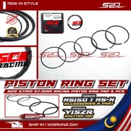 Piston Ring Set SCK Racing Y15 Y15ZR RS150 RS-X 150 WINNER X Exciter 150 Size 57MM 57.3MM Racing Pis