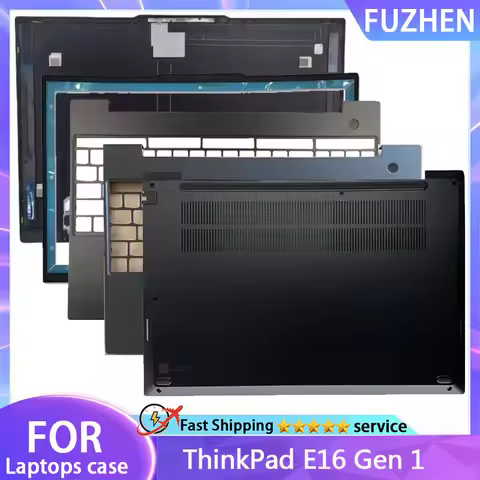 New For ThinkPad E16 Gen1 GEN2 2023 Laptop LCD Back Cover Front Bezel Hinge Cover Palmrest Bottom Ba
