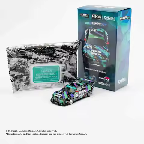 Tarmac Works 1/64 Nissan R32 HKS Widebody Alloy Model Car