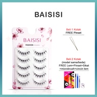 MATA Baisisi E07 Thai V shape Transparent Stem 5pairs Of False Eyelashes/Eyelash Extension/Eyelash Glue I (D36-B)