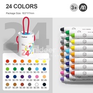 Mideer มิเดียร์ Silky Crayons-colorful Bucket บักเก็ตสีเทียนใยไหมแบบพกพา MD4253-4255