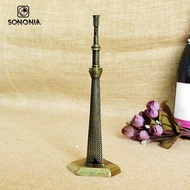 [SONONIA] Tokyo Landmark Craft Building Alloy Statue Japanese Decoration Luxury Home Gift for Tradit
