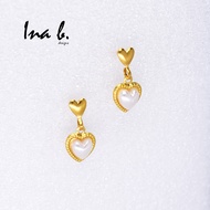 Ina B. Designs - The Amia - US 10K Gold Drop Earrings Non-Tarnish Hypoallergenic