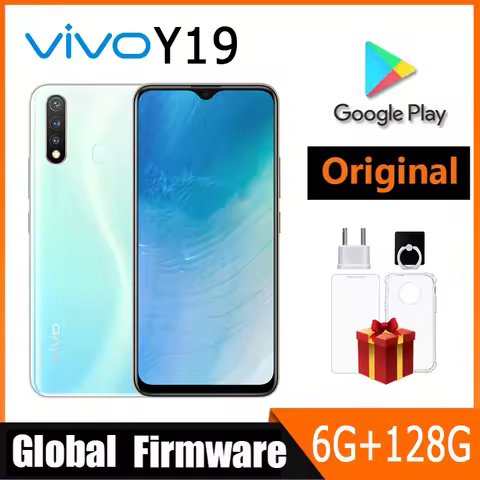 VIVO Y19 Smartphone 4G Global firmware LTE 6GB 128GB MTK6765 Octa Core 13.0MP Fingerprint 5000mAh An