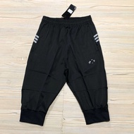 LONG JOGGER PANTS 7/8 SPORT RUNNING IMPORT PREMIUM TRAINING BLACK