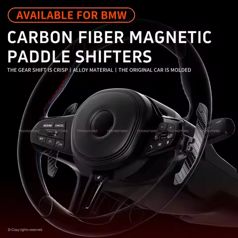 ICF Gloss Carbon Fiber Magnetic Paddle Shifters for BMW F10 F20 F22 F30 F80 G20 G30 G22 G05 G80 M X