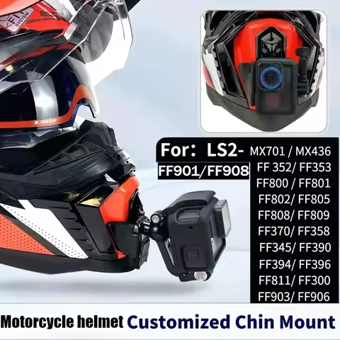 Helmet Customized MX701 MX436 MX702 FF901 906 800 805 811 903 Chin Mount for GoPro Hero10 Insta360 X