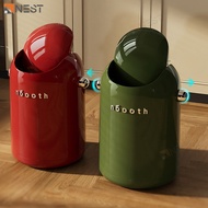 Creative Swinging Cover Rubbish Bin Home Kitchen Flip Cover Trash Can Closed Hygiene Dustbin