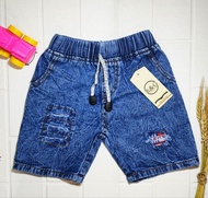 Celana Jeans Anak laki laki ripped emblem