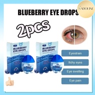 Sadoline~Blueberry Eye Drops For Eye Strain Itchy Eyes Eye Swelling Eye Pain Dry Eyes & Sore Eyes