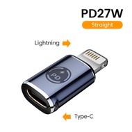 Elough 27W PD OTG USB C อะแดปเตอร์แบบ Lightning ชาร์จเร็วสำหรับ iPhone 14 13 12 11 Pro ไอแพดไอพอด US