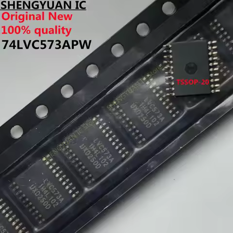 20Pcs 74LVC573APW LVC573A TSSOP-20 74LVC573A 74LVC573 Octal D-type transparent latch with 5-volt tol