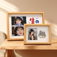 相框照片diy闺蜜生日礼物纪念照片相框空框女朋友带相框Photo frame photo diy girlfriends birthday gift to commemorateq2r7yf6m123