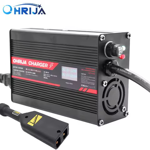 36V 5A OLED Display Charger for EZGO CLUB CAR YAMAHA 36V 41.4V Lead Acid Battery AGM Golf Cart TXT R