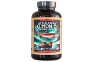 Wild Alaskan Salmon Fish Oil Omega 3 Supplement by Kwee-Jack Fish Co. | 120 Softgels 1000mg Salmon O