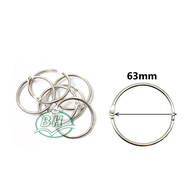 By Box - Metal Card Ring / Book Ring Size 15/20/25/32/38/50/63/75mm| Loose Leaf Binder Ring/ Calenda