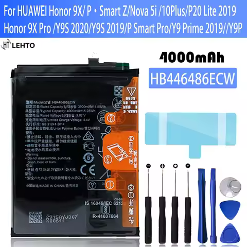 HB446486ECW Battery For Huawei Honor 9X Pro /Y9S/P Smart Pro/Y9 Prime 2019/Y9P Repair Part Original 