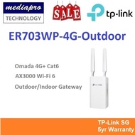 TP-LINK ER703WP-4G-Outdoor Omada 4G+ Cat6 AX3000 Wi-Fi 6 Outdoor/Indoor Gateway ( ER706WP-4G ) - 5yr