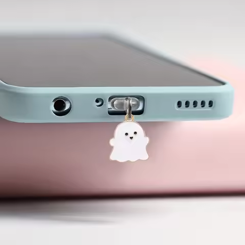 Mobile Phone Dust Plug Gnome Cute Alloy Pendant Ornament Dust Plug Charging Port Plug,Mobile Phone D