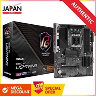 ASRock Motherboard B650 PG Lightning AMD Ryzen 7000 Series CPU Support (Soket AM5) B650E ATX Motherb