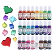 19 Colors Of Colorful Crystal Epoxy Resin Mixed Resin Epoxy Resin Resin Set