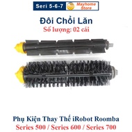 Phụ Kiện Robot Hút Bụi iRobot Roomba Series 500 600 & 700/ Đôi Chổi Lăn Chổi Cạnh Lọc Hepa Bánh Xe T