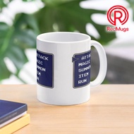 Attack Magic Summon Item Run Funny Final Fantasy Gift for Gamers Classic Mug