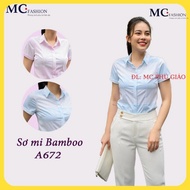 [Premium Products] Beautiful Women's Short-Sleeved Bambo Antibacterial Shirt Exclusive MC Fashion St