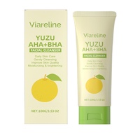 Citrus AHA+BHA Face Wash, Foaming Facial Cleanser for All Skin, Face Wash for Women, Teens Girls, Ex