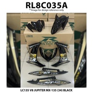 Cover Set Rapido YAMAHA LC135 V8 JUPITER MX-135 (34) Black Green Blue Accessories Motor LCV8 Coverse