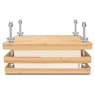[frthrthrt]Wooden Book Press Binding Press Flat Paper Press Machine Book for Office Desktop DIY Book
