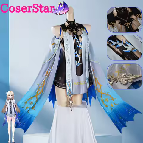 CoserStar-R Game Wuthering Waves WuWa Cartethyia Cosplay Costume Outfit Dress Carnival Halloween Par