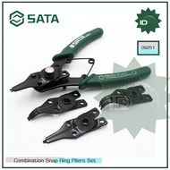 5-Pc Combination Snap Pliers Set Ring Plier Set 09251 SATA TOOLS
