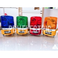 Baimer Rotary Light With Sound Number 3 6 Inch 220VAC/12VDC/24VDC